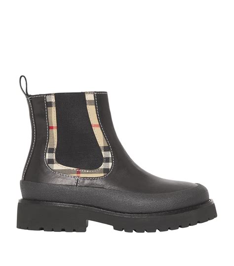 chelsea boot burberry|Burberry Chelsea check boots.